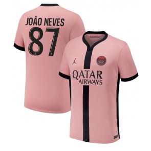 Paris Saint-Germain Joao Neves #87 Tredje Tröja 2024-25 Kortärmad